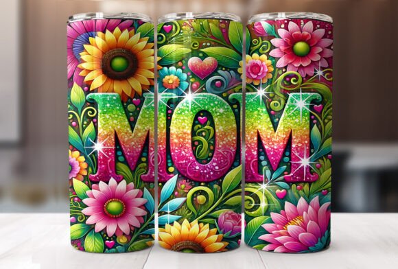 20oz Mom Tumbler Wrap: Graphics for Sellers