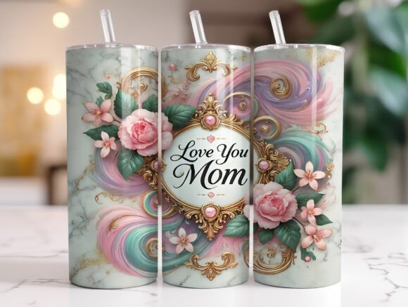 Love You Mom Tumbler Wrap: Premium Graphics Review
