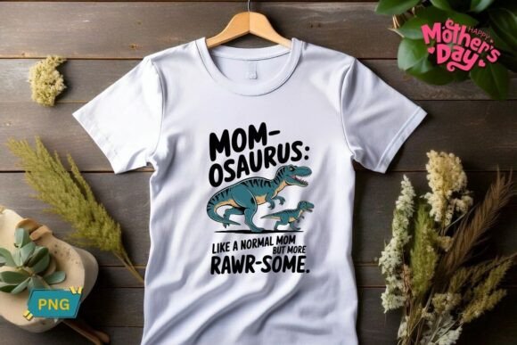 Mom-osaurus Tee Graphics for T-Shirt Designs