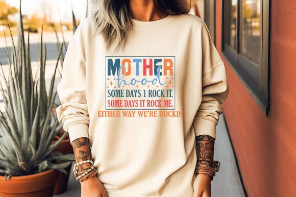 Mother Hood PNG: Sarcastic Graphics for T-Shirt Designs