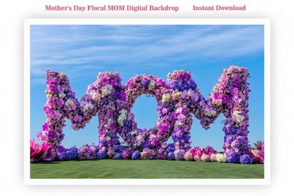Mother's Day Floral MOM Graphics & Backgrounds Review