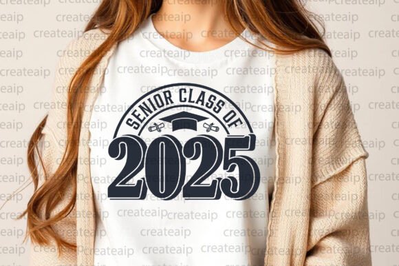 Senior 2025 Graphics for T-Shirt Designs
