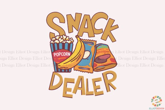 Snack Dealer Mom: Graphics for T-Shirt Designs
