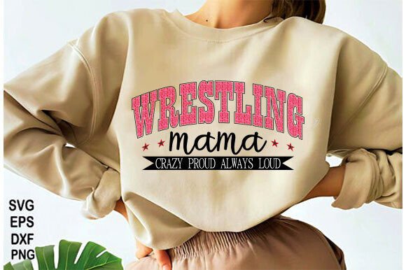 Wrestling Mama PNG: A Designer's Take on Funny Mom Graphics
